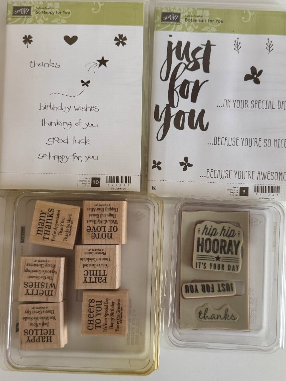 Stampin' Up Bundle of 4 - Multi-Occasion & Greetings